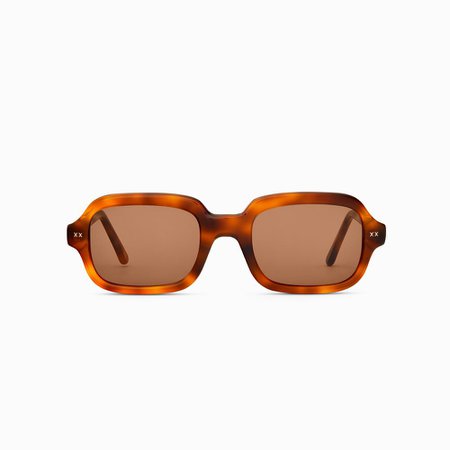 lexxola jordy sunglasses in tortoise brown