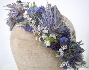lavender flower crown