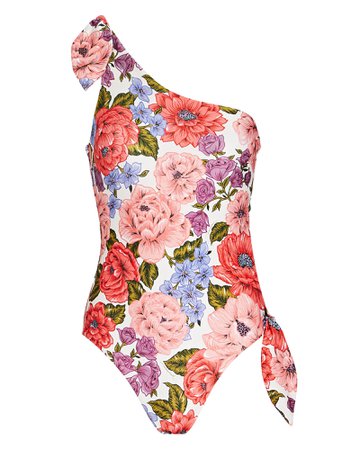 Zimmermann Poppy Floral One-Piece Swimsuit | INTERMIX®