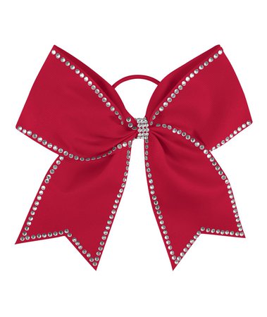 Buy rhinestone cheer bows and team cheerleading bows at low prices.