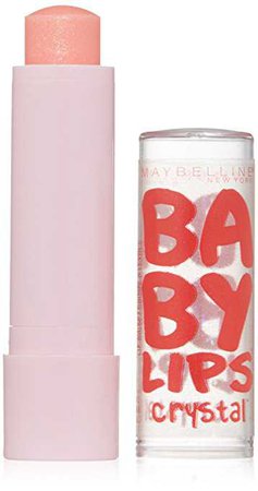 Amazon.com: Maybelline New York Baby Lips Crystal Lip Balm, Crystal Kiss, 0.15 Ounce: Beauty