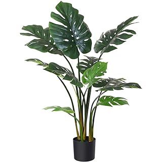 Amazon.com: CROSOFMI Artificial Areca Palm Plant 5 Feet Fake Palm Tree with 13 Leaves Faux Yellow Palm in Pot for Indoor Outdoor House Home Office Modern Decoration Perfect Housewarming Gift : Home & Kitchen