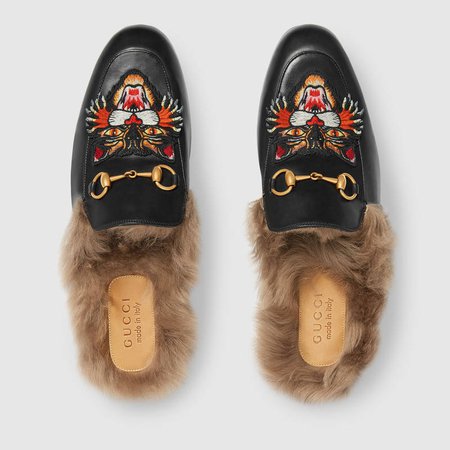 Gucci Princetown Loafers Cat
