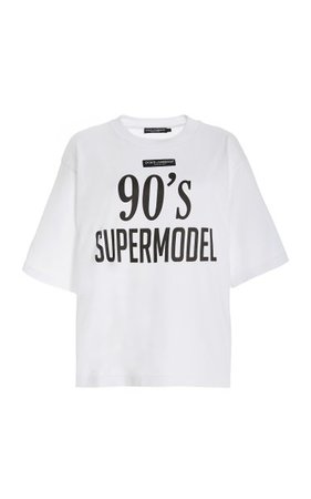 Oversized Logo Cotton T-Shirt By Dolce & Gabbana | Moda Operandi