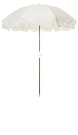 business & pleasure co. Holiday Beach Umbrella in Antique White | REVOLVE