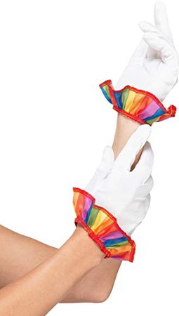 Amazon.com: Smiffy's 47506 Clown Gloves, Unisex-Adult, White, One Size: Clothing