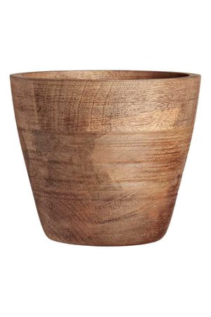 Wooden plant pot - Wood - Home All | H&M US