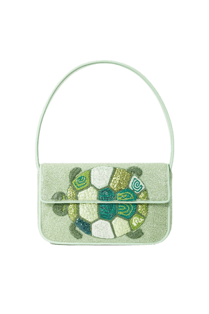 Staud - TOMMY BEADED BAG in BABY TURTLE
