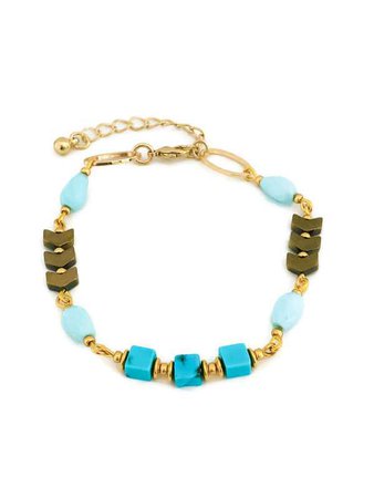 Gold and Turquoise Bracelet | Zatthu Jewelry
