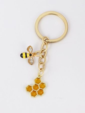 bee key ring