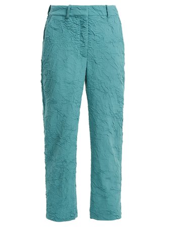 Willa crinkled wool-blend trousers | Sies Marjan | MATCHESFASHION.COM US