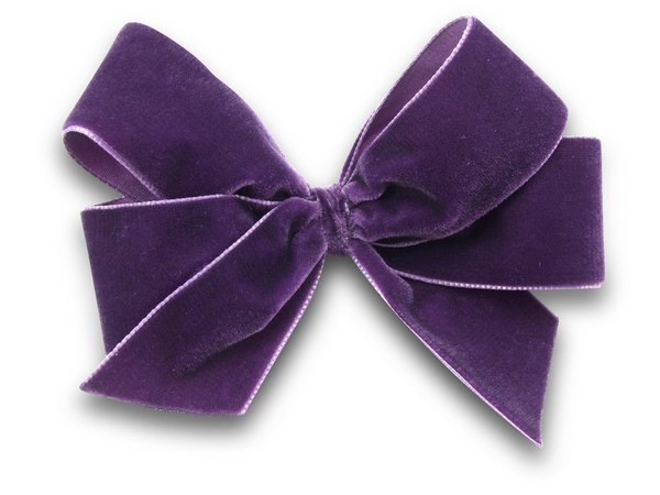 velvet violet hair bow - Google Search