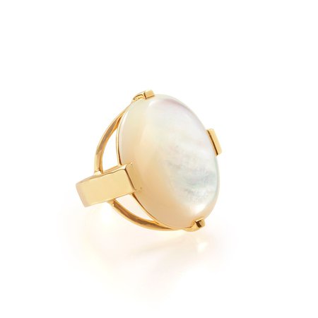 IPPOLITA Polished Rock Candy Oval Ring in 18K Gold
