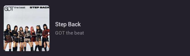 Step Back Got The Beat K-Pop song
