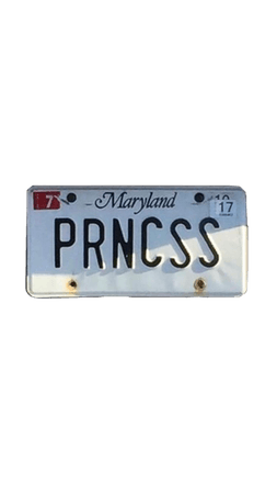 Maryland license plate