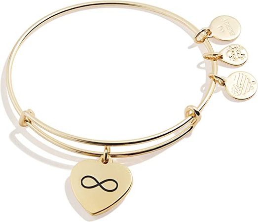 Amazon.com: Alex and Ani Mother’s Day Expandable Wire Bangle Bracelet for Women, Mother/Child Infinity Charm, Shiny Antique Gold Finish, 2 to 3.5 in : Everything Else