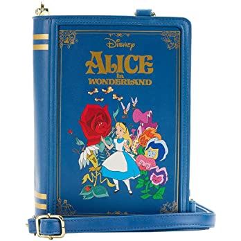 Amazon.com: Loungefly Disney Alice in Wonderland Classic Book Convertible Womens Double Strap Shoulder Bag Purse : Clothing, Shoes & Jewelry
