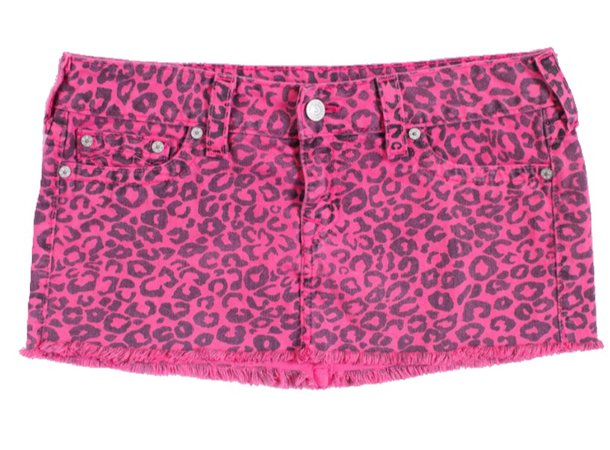 hot pink y2k leopard cheetah print micro mini skirt