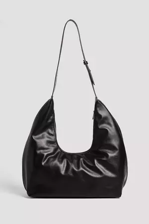 Large Rounded Tote Bag Black | NA-KD