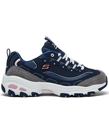 Skechers Women's D'Lites - New Journey Walking Sneakers from Finish Line & Reviews - Finish Line Women's Shoes - Shoes - Macy's