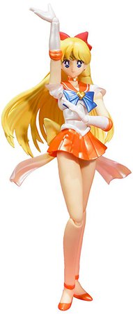 Amazon.com: Tamashii Nations Bandai Super Sailor Venus Pretty Guardian Sailor Moon Action Figure: Toys & Games