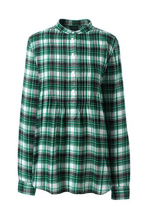 Women's Flannel Tunic Top from Lands' End