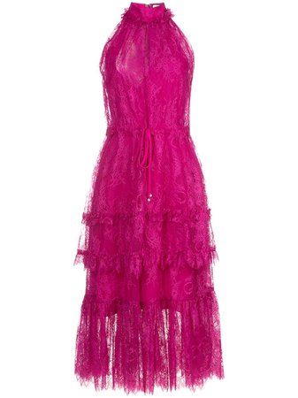 Alexis Magdalina Lace Dress A41904095735 Pink | Farfetch