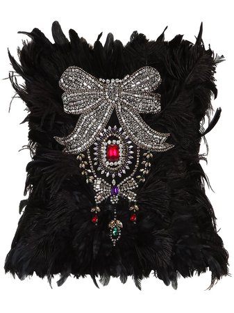 Dolce & Gabbana embellished strapless bustier black F73B0ZGDL62 - Farfetch