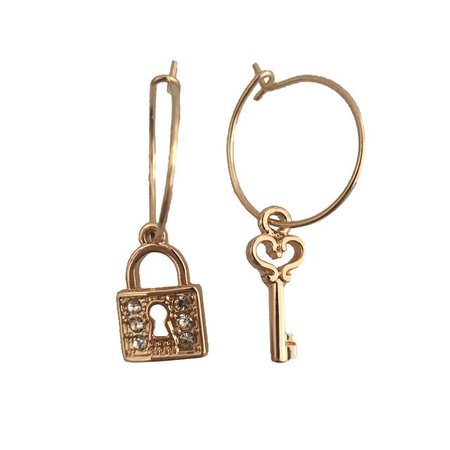 Online Shop Statement Key and Lock Combination Dangle Earrings for Women Vintage Drop Earrings Wedding Party Bridal Fringed Jewelry Gift | Aliexpress Mobile_en title