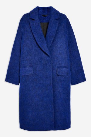 Brushed Coat With Wool  £149.00 - TOP SHOP