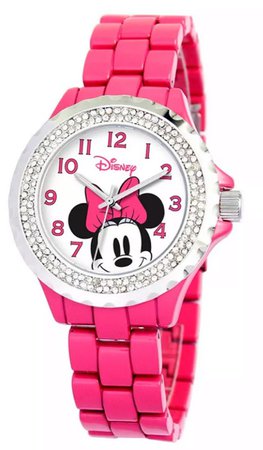 Pink Minnie mouse watch E factory