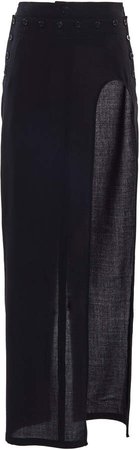Ann Demeulemeester Button-Detailed Maxi Skirt Size: 36