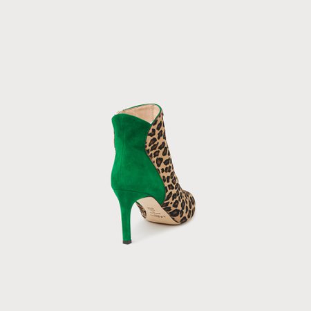 Maja Leopard Print Calf Hair Suede Ankle Boots | Shoes | L.K.Bennett