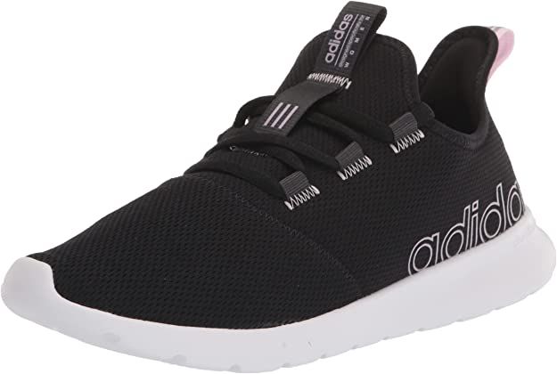 Amazon.com | adidas Women's Casual Running Shoe, Core Black/Core Black/Acid Red, 8.5 | Road Running