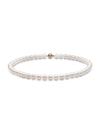 Saks Fifth Avenue Collection 14K Yellow Gold & 8.5-9MM Akoya Pearl Necklace