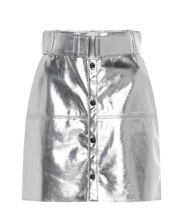 silver foil skirt