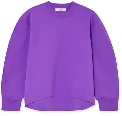 Stretch-knit Sweatshirt - Purple