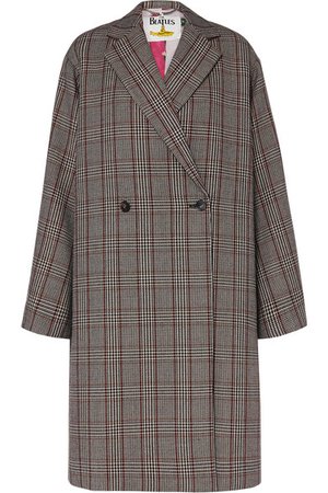Stella McCartney | The Beatles Oversized Prince of Wales checked wool coat | NET-A-PORTER.COM
