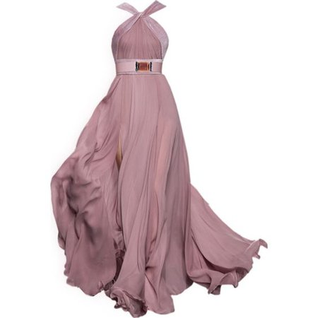 Faded Lilac Evening Gown