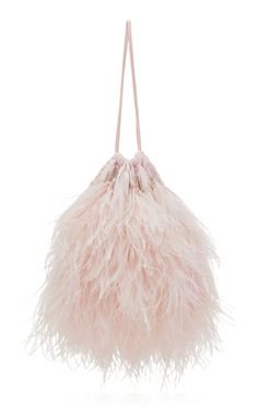 All Over Ostrich Feathers Pouch by ATTICO