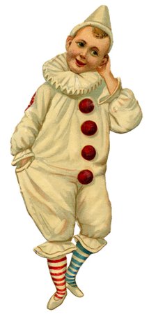 15 Pierrot Clown Images! - The Graphics Fairy