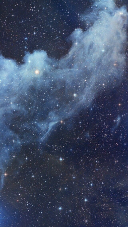 blue starry background