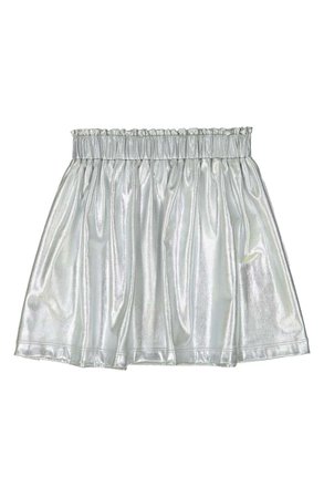 Masala Baby Silver Metallic Skirt (Little Girls & Big Girls) | Nordstrom