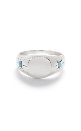 Sterling Silver Pinky Signet Ring by SCOSHA | Moda Operandi