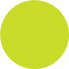 neon green circle