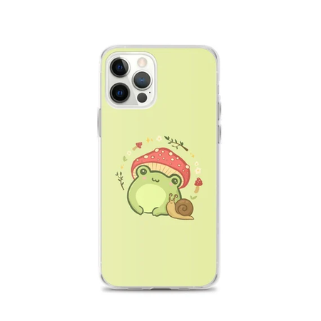 frog mushroom iPhone case