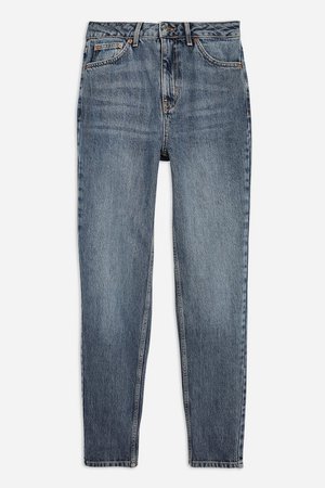 Grey Cast Mom Jeans - Mom Jeans - Jeans - Topshop