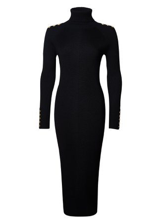 Kensington Midi Jumper Dress (Black) – Holland Cooper