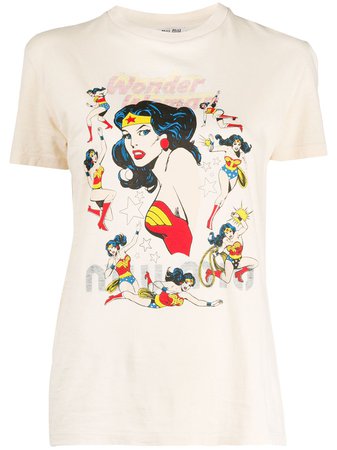 Miu Miu Wonder Woman print T-shirt - Farfetch