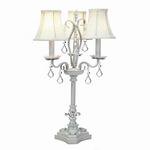 Shabby Chic Chandelier Table Lamp – Vintage Country Couture